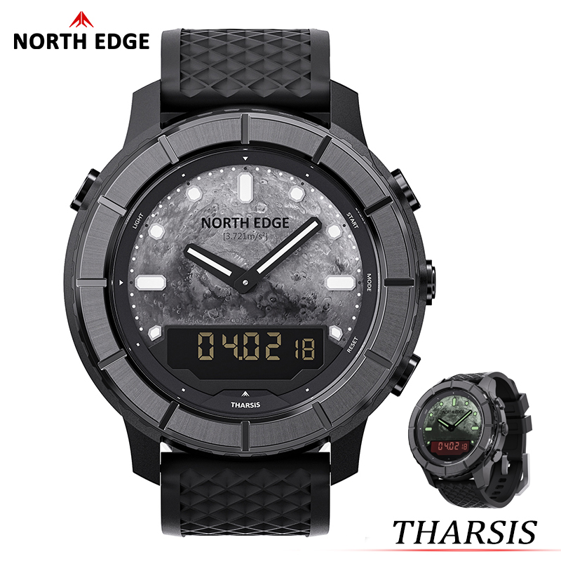 Altimeter Compass Watch - NORTH EDGE 2026 THARSIS 남성용 탄소