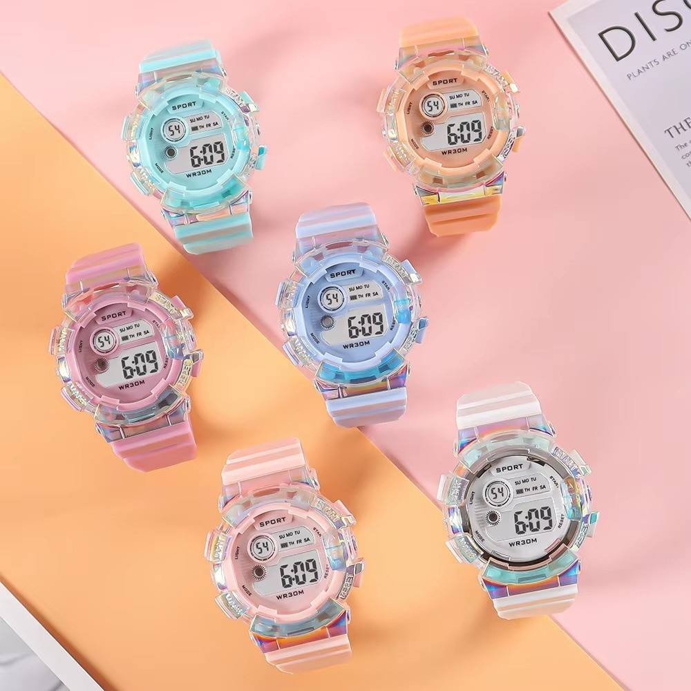 Smartwatch Digital Watches For Kid Girl - 방수 기능이 있는 스포츠용 어린이 시계,