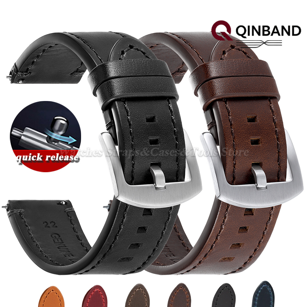 Smartwatch Vintage Watches For Women - 빈티지 오일 왁스 소가죽 시계 밴드