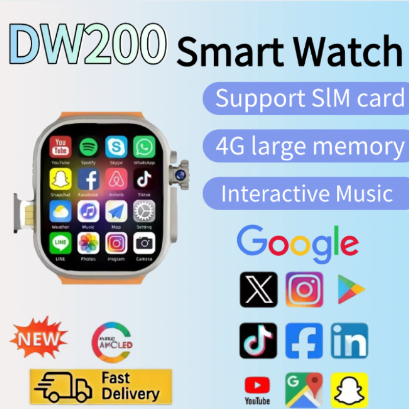 Smartwatch Watches Price - 네트워크 지원 스마트워치 DW200, SIM 카드,