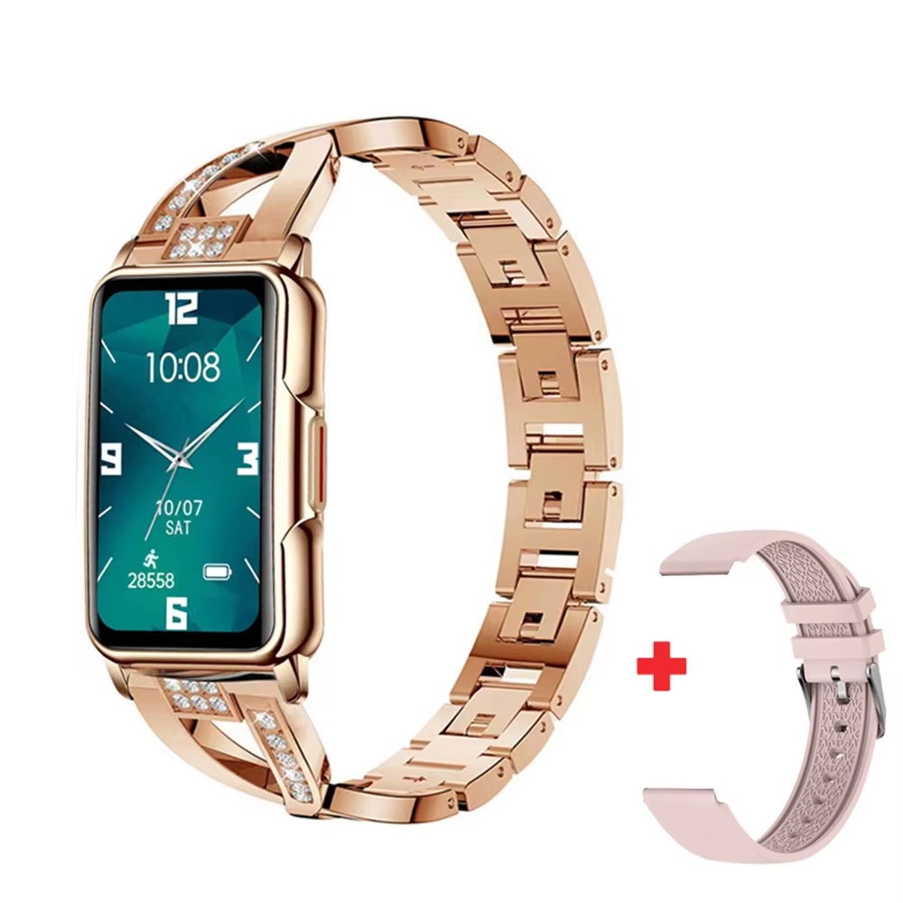 Watches Ladies Smartwatch - 여성용 스마트워치, 고급 다이아몬드 시계, 심박수