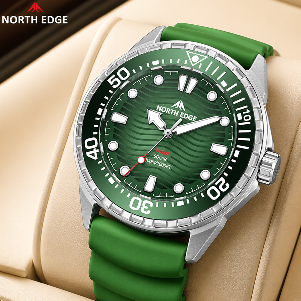 Altimeter Compass Watch - NORTH EDGE TRITON 솔라 다이브 시계