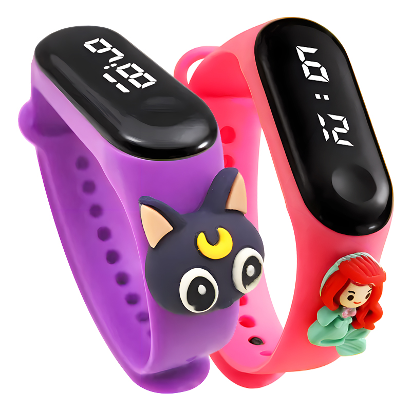 다채로운 색상의 어린이용 스마트워치, 남아 여아 패션  - Smartwatch Digital Watches For Kid Girl 리뷰 및 가격