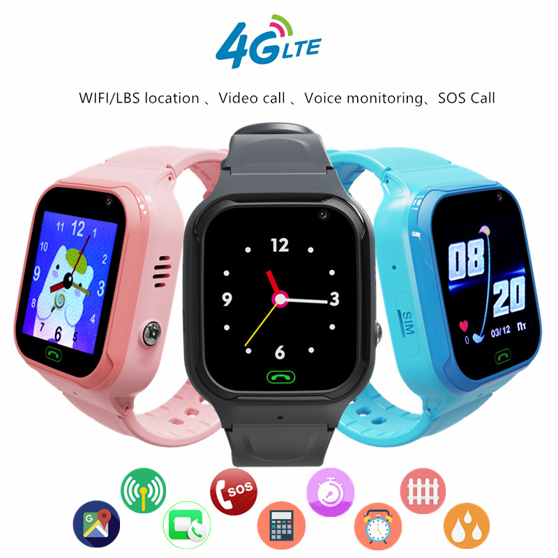 어린이 스마트 폰 워치, 영상 통화, 와이파이 LBS  - Smartwatch Digital Watches For Kid Girl 리뷰 및 가격