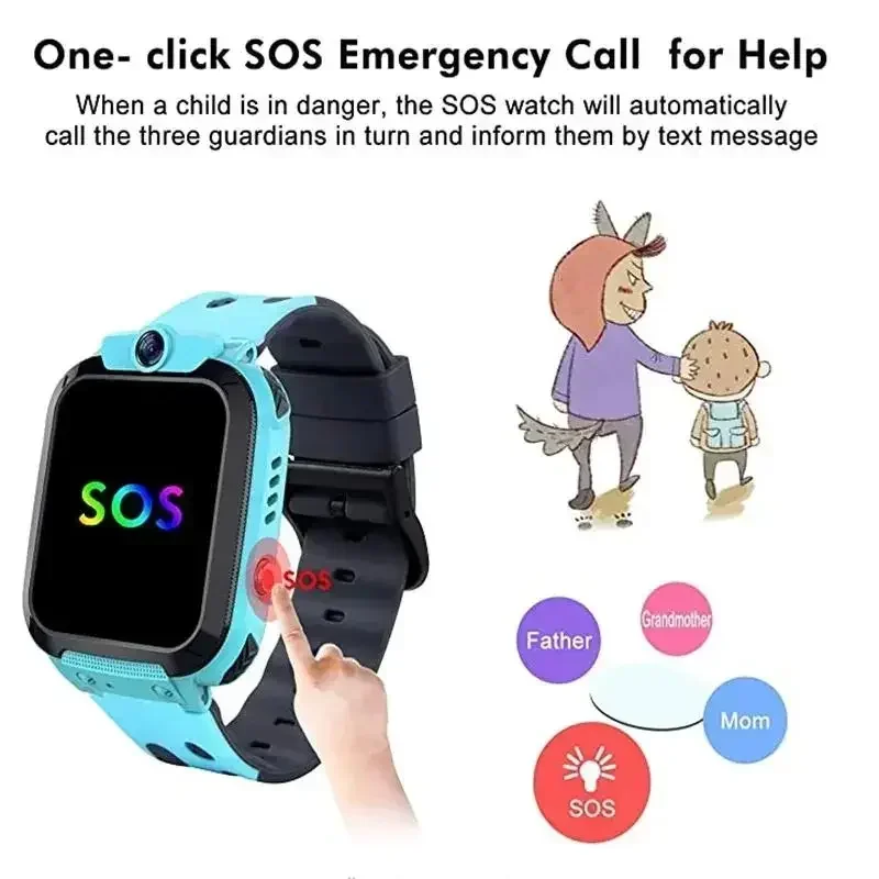 레노버 방수 스마트 워치, 어린이용 SOS 기능, GP - Smartwatch Watches For Kids With Gps 리뷰 및 가격