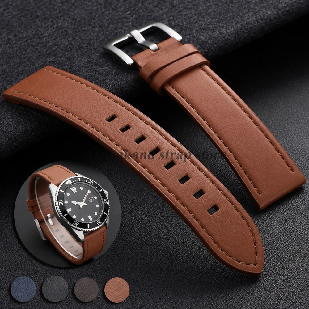 스티치 가죽 시계줄, 오메가 및 롤렉스 시계에 호환되는 - Watches Rolex Smartwatch 리뷰 및 가격