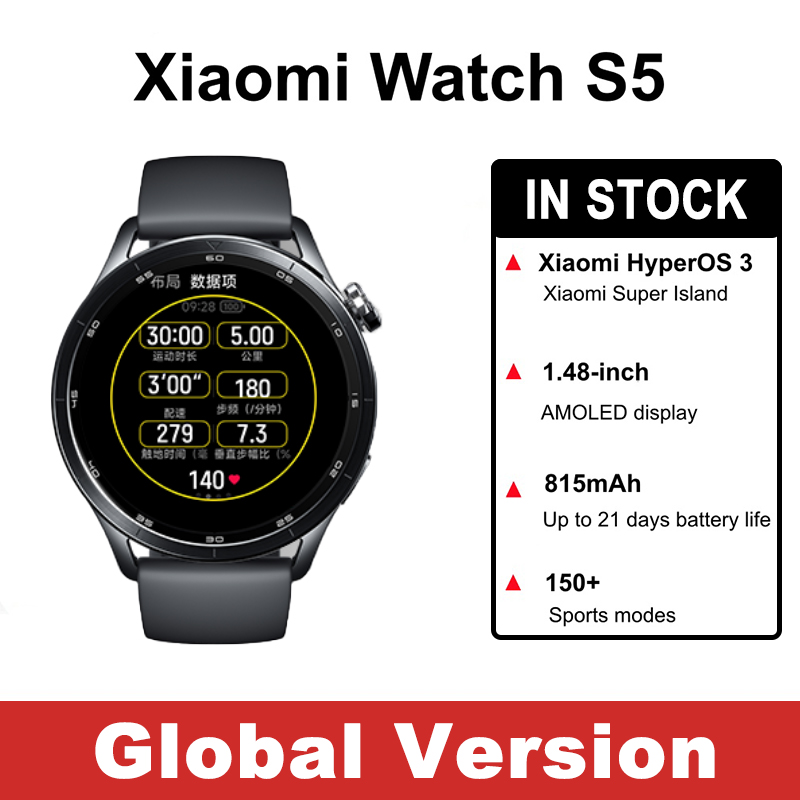 글로벌 버전 샤오미 워치 S5 샤오미 하이퍼OS 3 1 - Timex Watches Smartwatch 리뷰 및 가격