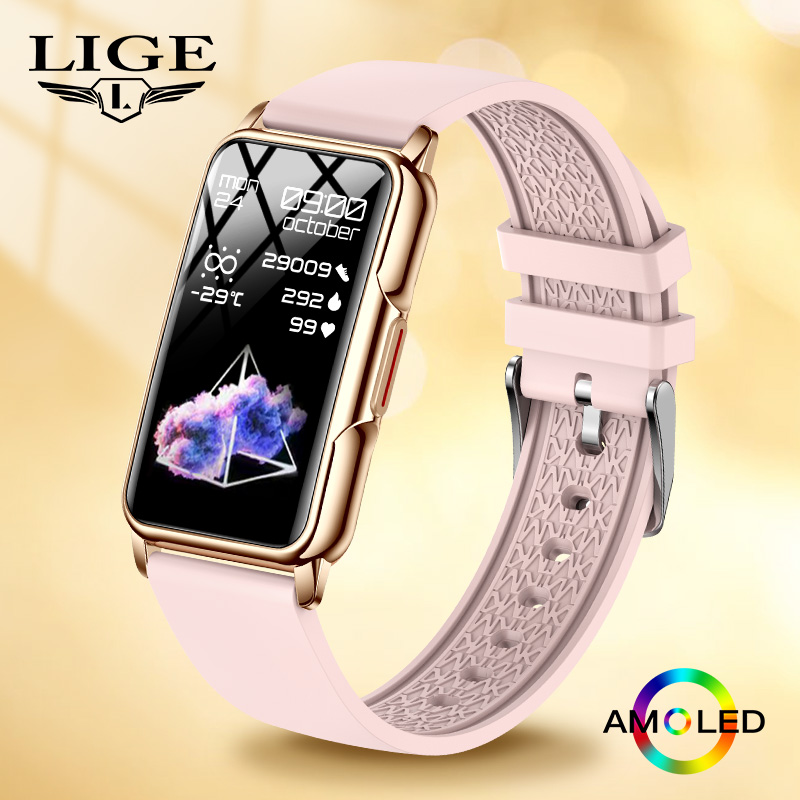 LIGE 만보계 블루투스 통화 스마트워치 음악 피트니스 - Watches Ladies Smartwatch 리뷰 및 가격